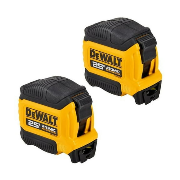 Dewalt ATOMIC 25 ft. x 1-1/8 in. Tape Measure (2-Pack)