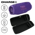 thumbnail image 2 of JBL CHARGE 6 Waterproof Portable Speaker Bundle with gSport Carbon Fiber Case (Purple), 2 of 9