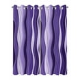 thumbnail image 2 of nqOlkjepod Outdoor Curtains for Patio Waterproof, Purple Ombre Outdoor Privacy Panels Grommet, Abstract Art Moire Ocean Waves Blackout Outside Curtains for Porch/Cabana/Pergola 54"x108", 2 Panels, 2 of 8