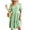 Style B- Green, variant on Gustave V Neck Short Sleeve Summer Dress for Women Ruffle Swiss Dot Mini Dresses Casual Boho A Line Flowy Sundress for Wedding Guest Christmas Party "Blue, S"
