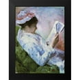 thumbnail image 2 of Cassatt, Mary 11x14 Black Modern Framed Museum Art Print Titled - Portrait Of Lydia Reading 1879, 2 of 5