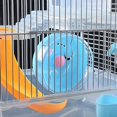 thumbnail image 4 of Plastic Hamster Cage Set 2-Tier Portable Hamster Carrier Plastic Hamster Habitat, 4 of 10