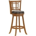 thumbnail image 1 of Hillsdale Fairfox 43.5" Wood Transitional Bar Stool in Oak/Brown, 1 of 5