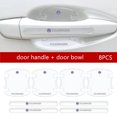 thumbnail image 2 of Pegatinas protectoras para manija de puerta de coche, película transparente antiarañazos para VW Volkswagen Golf Polo Passat Tiguan Touran Jetta, 2 of 5