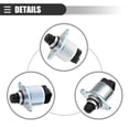 thumbnail image 4 of Unique Bargains Throttle Position Sensor and Idle Air Control Valve Set for Chevy Plastic Metal 17113578 Black 1 Set, 4 of 7