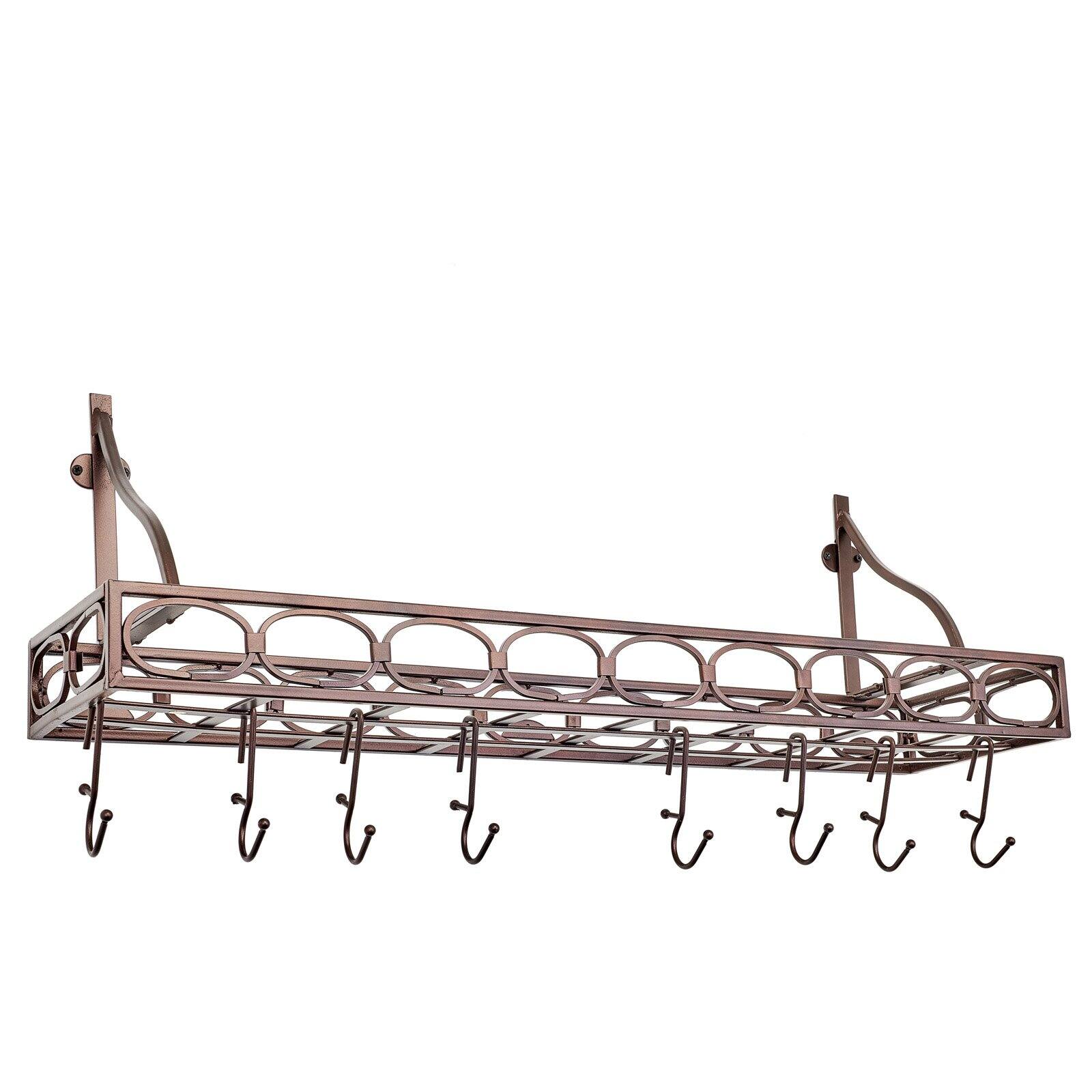 Bookshelf Wall Mount Pot Rack - Walmart.com