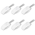 thumbnail image 1 of CHUANK 6 Pcs Plastic Candy Jar with Lid for Candy Buffet with 6 Pcs Mini Acrylic Plastic Kitchen Scoop 7.7 oz Clear Candy Container Plastic Cookie Jar for Kitchen Counter, 1 of 7