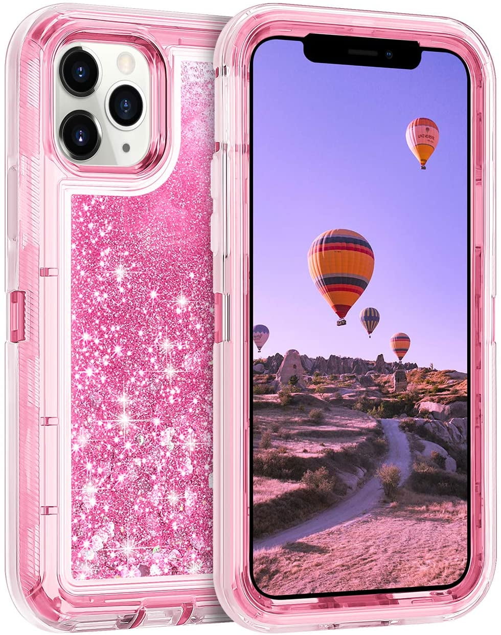 Entronix IPhone 12 Pro Max Heavy Duty Glitter Case For Girls Women 