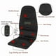 thumbnail image 2 of Cordless Heat Therapy Massager Chair Pad, Electric Heating Vibrating Cervical Neck Back Body Cushion Massager for Car Home Lumbar Mattress, 2 of 5