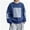 Navy, variant on Boy Girl Pullover Sweatshirt - Long Sleeve Basic Plain Loose Sweater, Casual Outerwear Top for Everyday Wear