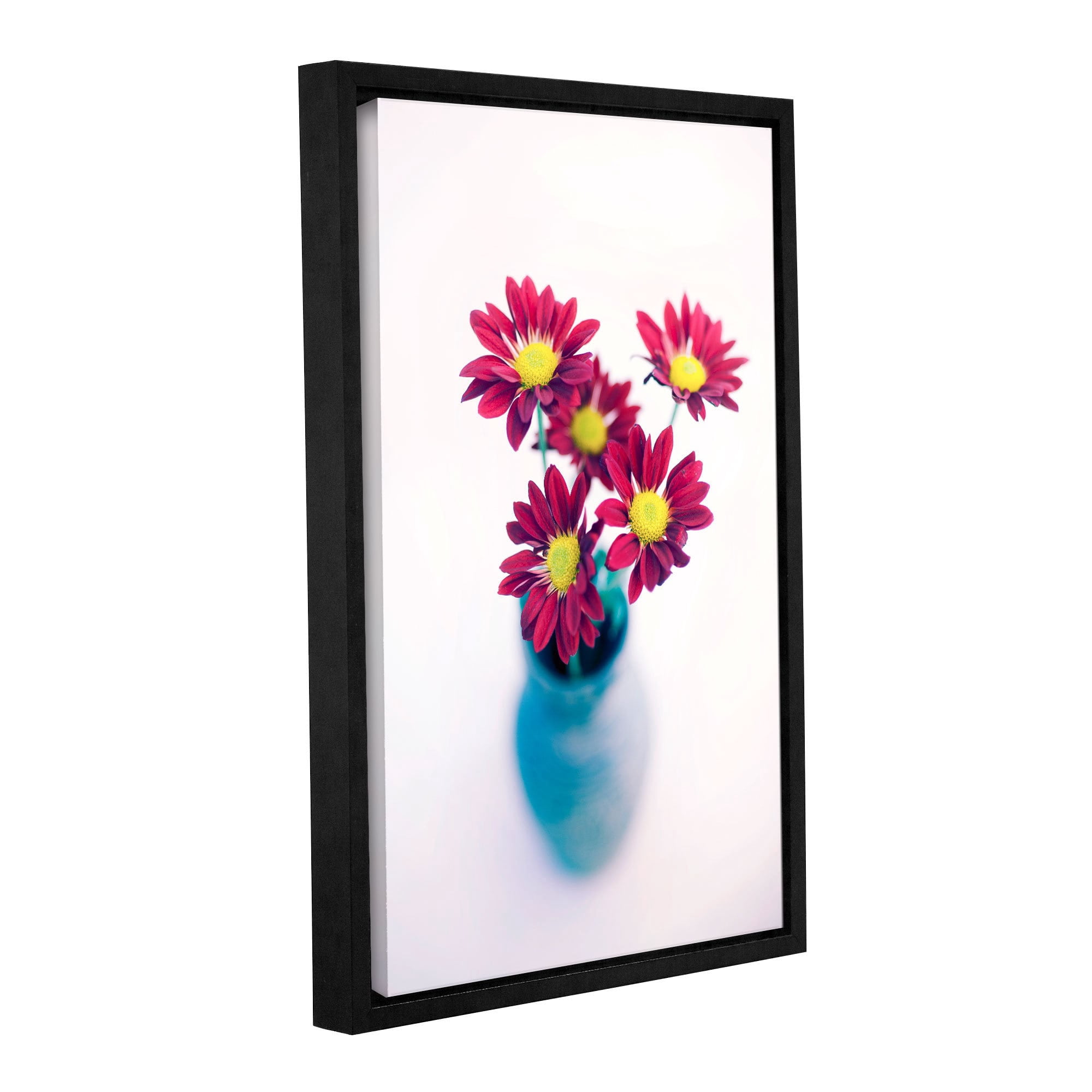 ArtWall Elena Ray "Modern Flowers" Gallery-Wrapped Floater-Framed Canvas