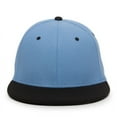 thumbnail image 3 of OC Sports CAGE25 Flexible Fitting Cap - Columbia Blue Black, 3 of 8