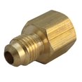 thumbnail image 1 of Adaptador JMF Flare de latón de 1/4 pulgadas a 3/8 pulgadas, paquete de 5, 1 of 1