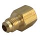 thumbnail image 1 of Adaptador JMF Flare de latón de 1/4 pulgadas a 3/8 pulgadas, paquete de 5, 1 of 1