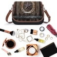 thumbnail image 6 of Western Farmhosue Horseshoe Texas Star Vintage Crossbody Bag for Women Medium Leather Hobo Bags Shoulder Bag Classic City Leather Satchels, 6 of 8