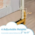 thumbnail image 4 of Infans 70" Bed Rail for Toddlers Infants Foldable Safety Bed Guardrail with Double Lock, 4 of 7