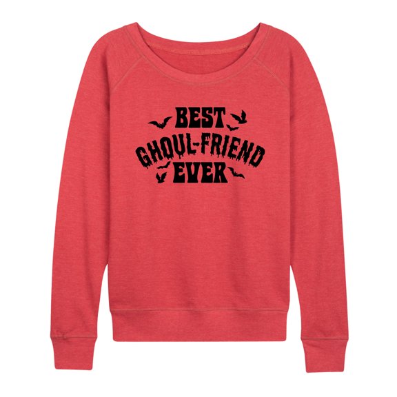 Instant Message - Best Ghoul Friend Ever - Women's Lightweight French Terry Pullover
