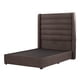 thumbnail image 2 of Base de cama King Size DICASA con Cabecera Polar Café, 2 of 7