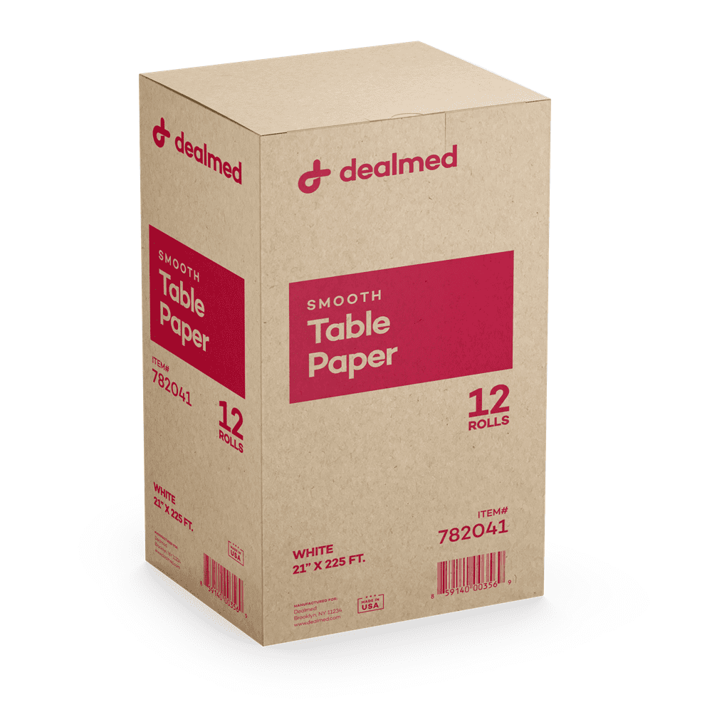 Dealmed Exam Table Paper - 21 X 225' Paper Table Cover, 1 Roll of Medical Exam  Table