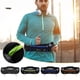 thumbnail image 1 of Mochila de cintura para correr con soporte para botellas de agua | Cinturón de fitness unisex ajustable para todos los móviles | Cremallera reflectante, resistente al agua, bolsillos seguros, 1 of 4