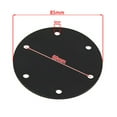 Aluminum 6 Hole Steering Wheel Horn Button Delete Plate Cover