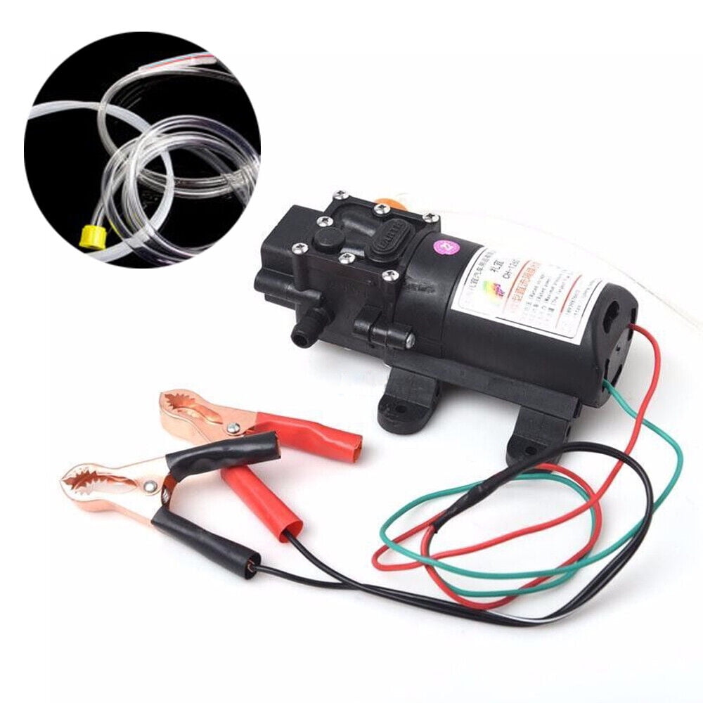Wuzstar 12V Motor Engine Oil Fluid Extractor Electric Siphon Transfer Change Pump Oil Suction Pump for Car Boat ATV