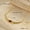 NMSN-A144-3, variant on 18K Gold Plated Hammered Crescent Moon Necklace - Stainless Steel with Natural Stone Cabochons, Tarnish-Free Vintage Boho Choker for Women