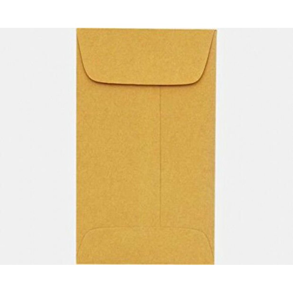 Brown Kraft 7 Coin Envelope(3.5" x 6.5") A Box of 500 Envelopes