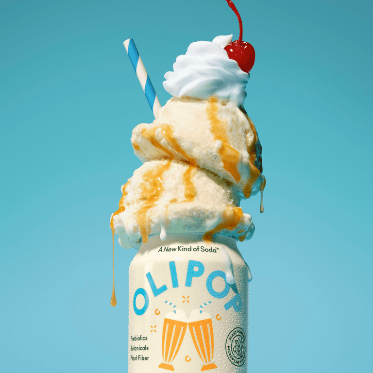 Olipop Cream Soda Prebiotic Soda, 12 fl oz, 12 Pack photo 6