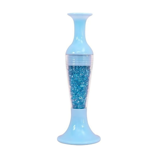 Bolígrafo para pintar 5D | Bolígrafo perforador con forma de jarrón para pedrería y bordado | Herramienta de costura para manualidades | Incluye 1 bolígrafo adhesivo (rosa, morado, azul)