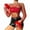 #0178-Red, variant on Womens Sheer Mesh Tops Long Sleeve Rhinestone Mesh Feather Cuff Accent Party Nights Club Outings Blouses Cover Ups Gift