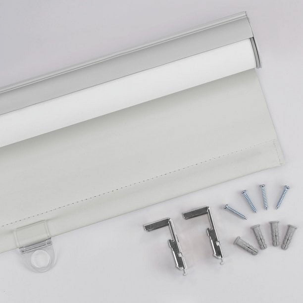 Mainstays Blackout Slow Release Roller Shade, 1-Piece, Grey, 23" W x 72" L