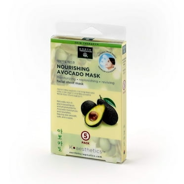 FILLBOSS 5-Count Nourishing Avocado Facial Masks