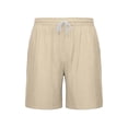thumbnail image 3 of yillto Mens Summer Shorts 5 Inch Fashion Loose Shorts Drawstring Waist Casual Dressy Short Pants with Pockets, 3 of 7