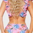 thumbnail image 2 of Traje de baño HUOGUO, bikini sexy con estampado dividido de encaje a la moda para mujer, 2 of 2