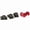 Red, variant on Stylish Motorcycle Fairing Bolts, Durable Aluminum Alloy, M5 Size, Direct Replacement, 10 Pack