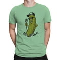 thumbnail image 2 of Cool Pickle "Dill With It" Fun Men's T-shirt, 2 of 3