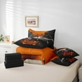 thumbnail image 6 of Manfei Vintage Fighter Bedding Comforter Set 7pcs for Boys, Aircraft Transportation King Bedding Sets, Airplane Plane Bed Sheets, Breathable Home Decor, 6 of 8