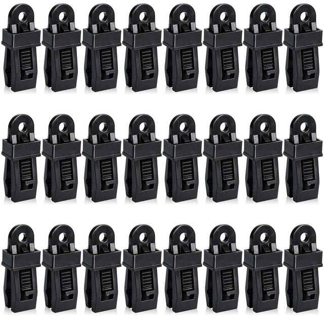 Clips para lona, ??abrazaderas para lona con agarre de bloqueo resistente para toldos de cubierta, toldos para acampar al aire libre, cubiertas para caravanas y coches