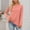 Pink, variant on Duojiaj Casual Raglan Sleeve Crew Neck T Shirt Soft Everyday Basic Tee Comfortable Relaxed Fit Top For Ladies Versatile Wardrobe Womens T Shirts