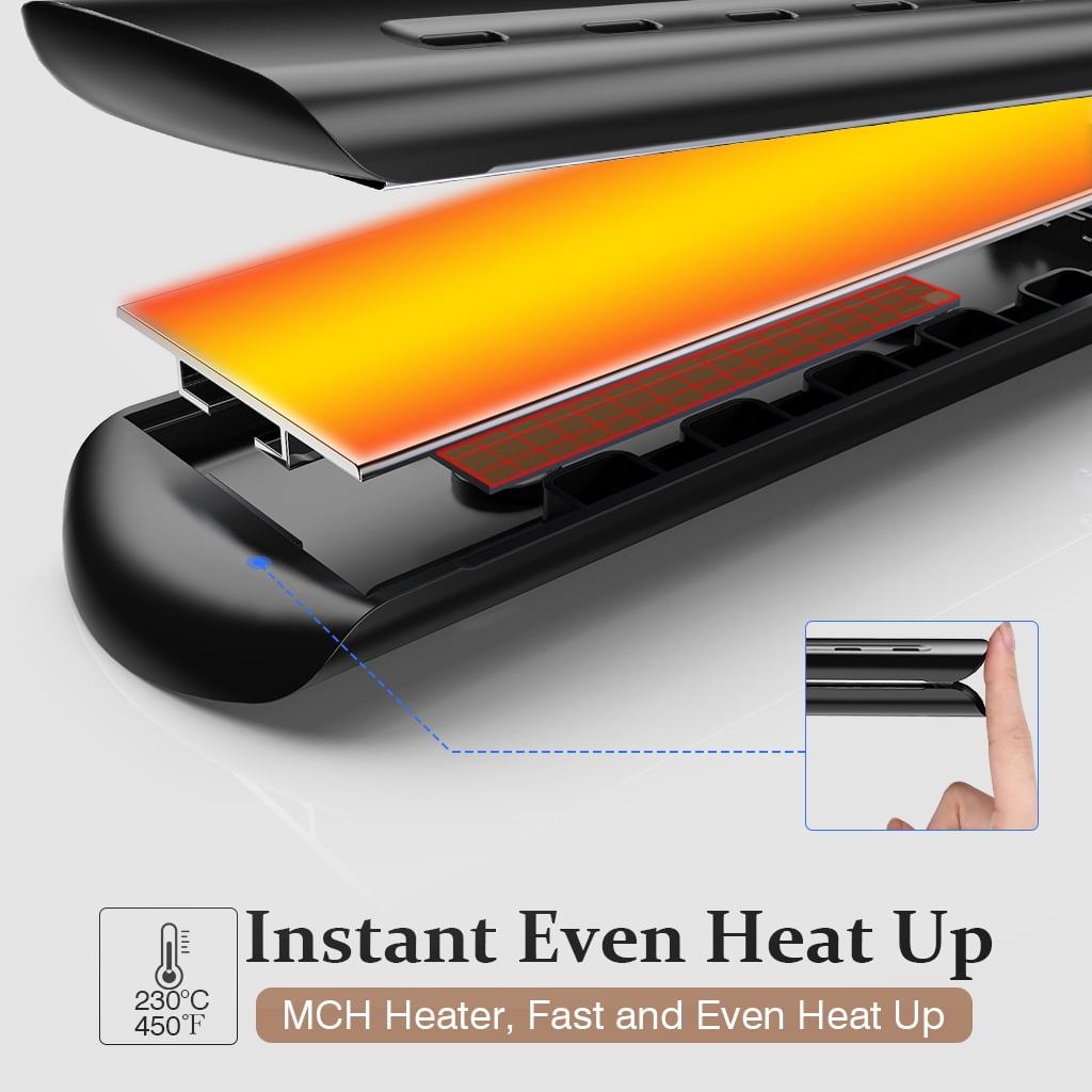 flat irons that heat up to 450 degrees