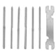 thumbnail image 1 of Wire Railing Kit with Square Head for Outdoor Use 1/8 Inch Silver Rotates Wire Rope Same Direction 3 Pairs, 1 of 2