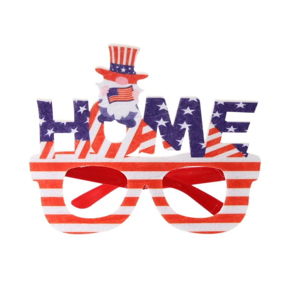 Twfbrm American Flag Glasses Fourth of July Eyeglasses Patriotic Party Costume Photo Props Eyewear for Independence Day Souvenir Party 4th of July USA Flag Party Favors