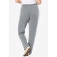 thumbnail image 2 of Woman Within Plus Size 7-Day Knit Ribbed Straight-Leg Pull-On Pants, 2 of 5