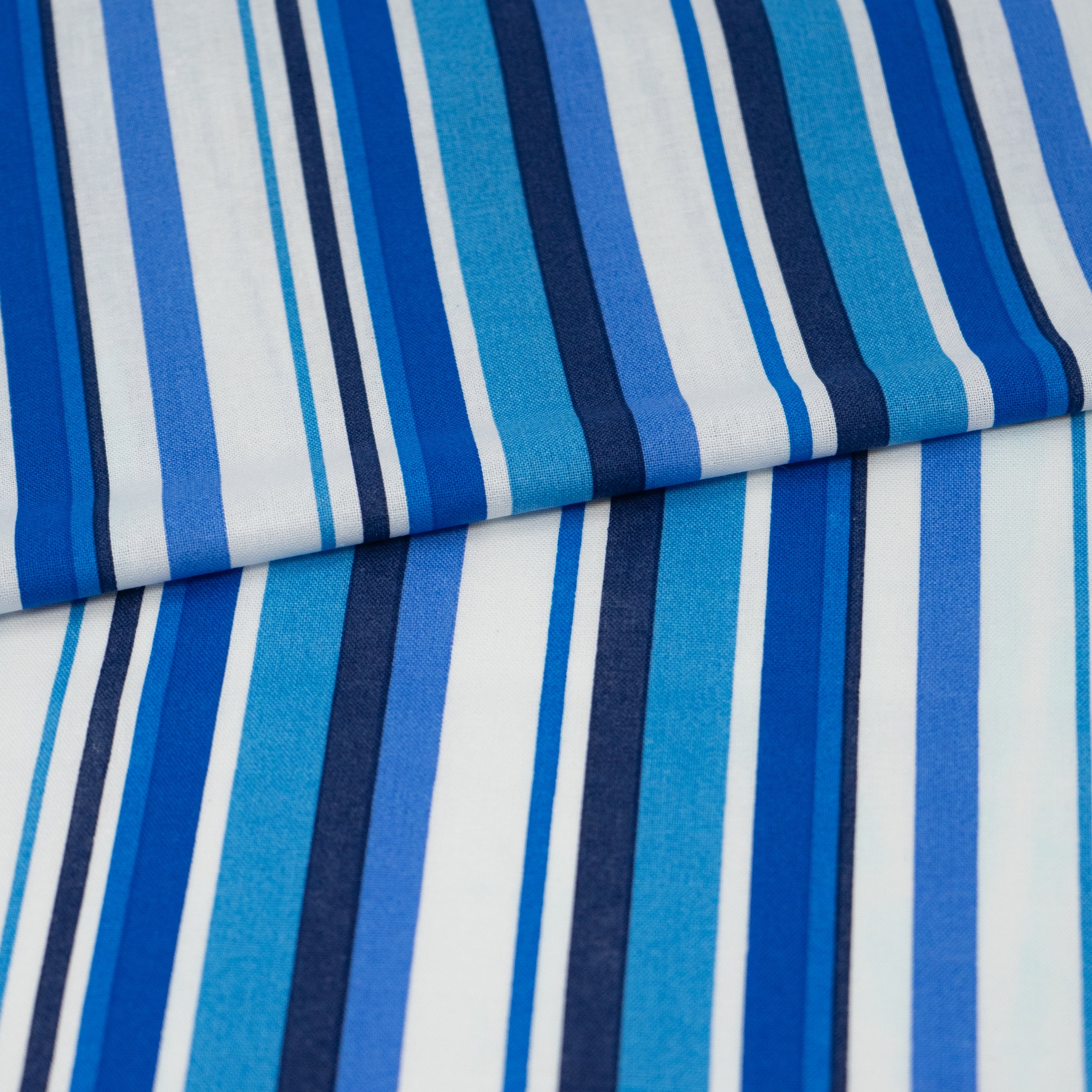 Waverly Inspirations By the Yard 100% Cotton Fabric Random Stripe, Ink, 44" Wide for Quilting & Sewing