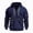 R137-Navy, variant on NOLDARES Mens Casual Cotton Hoodies Drawstring Quarter Zip Pullover Work Tactical Cargo Sweatshirts,Navy,M