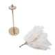 thumbnail image 5 of Lámpara de mesa de plumas Bling Bling recargable por USB con base de metal, 5 of 12