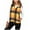 Yellow, variant on Srogem Womens Plaid Fleece Vest Casual Sleeveless Fuzzy Sherpa Vest Fluffy Zip Jacket Warm Outerwear