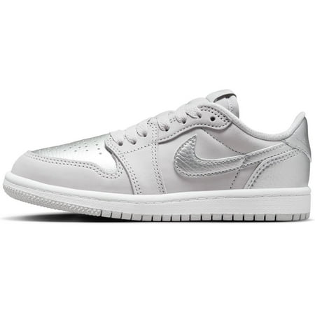 Little Kid's Jordan 1 Retro Low OG Neutral Grey/Metallic Silver (FQ5436 002) - 3