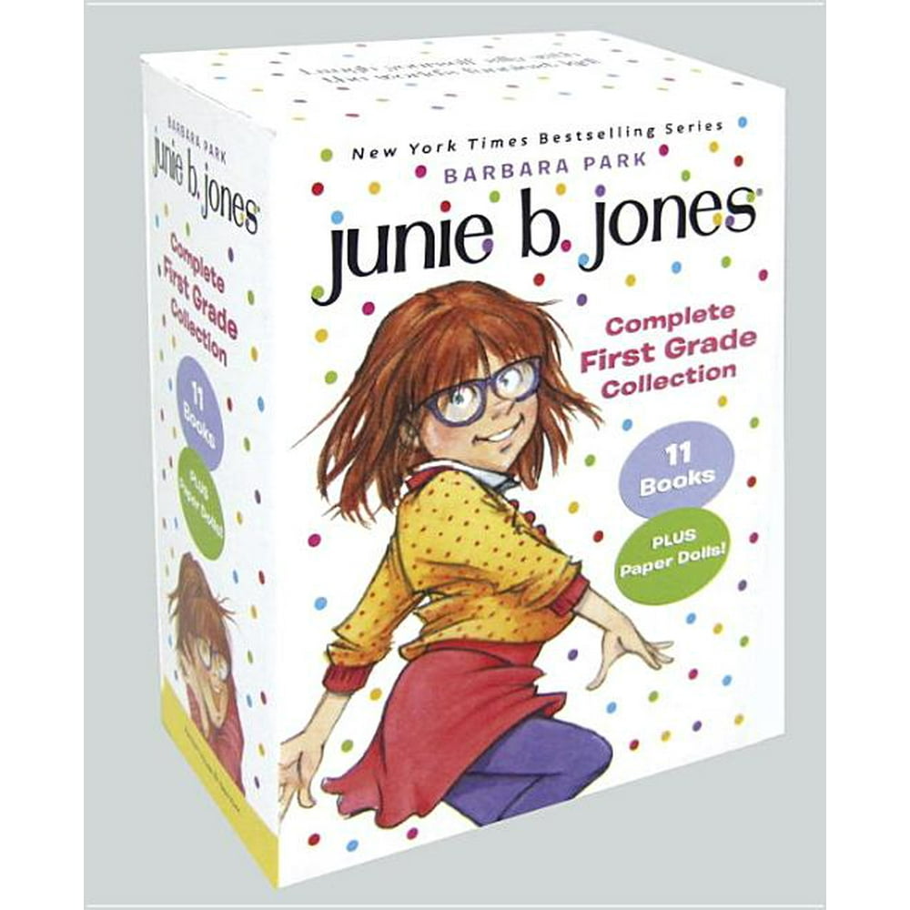 Junie B. Jones Complete First Grade Collection Books 1828 with Paper Dolls in Boxed Set